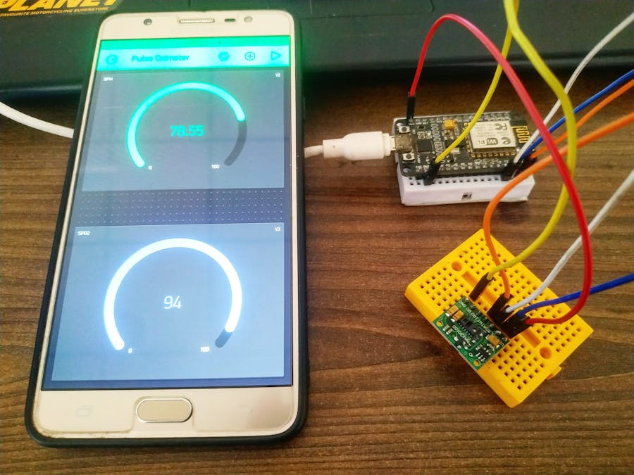 Pulse oximeter NodeMCU