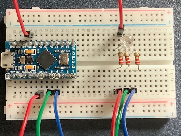 Common Anode RGB LED - Arduino Project Hub