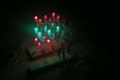 3x3x3 LED Cube Using Arduino