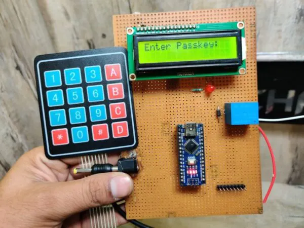 Password based door lock system using Arduino with Keypad