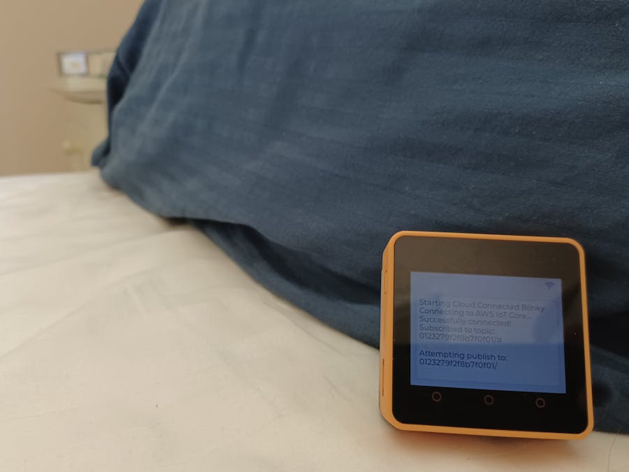 Sleep Monitoring System based on AWS IoT EduKit
