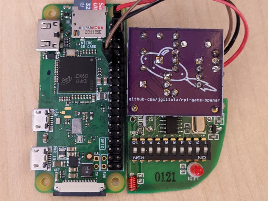 Connecting a Remote Gate Opener to a Raspberry Pi