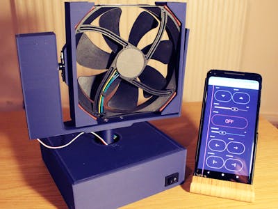 Wireless Fan Fully Controlled Using Your Phone!