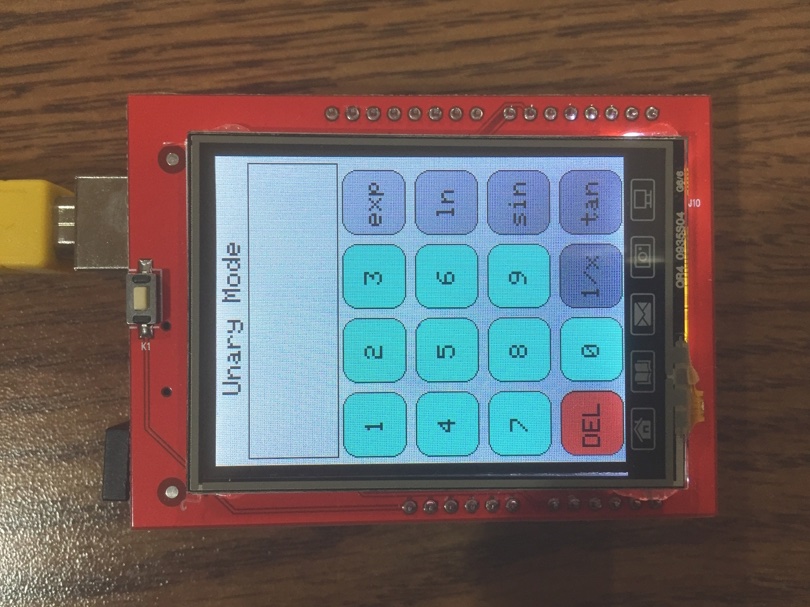 tft display arduino calculator using gfx tftlcd for sale