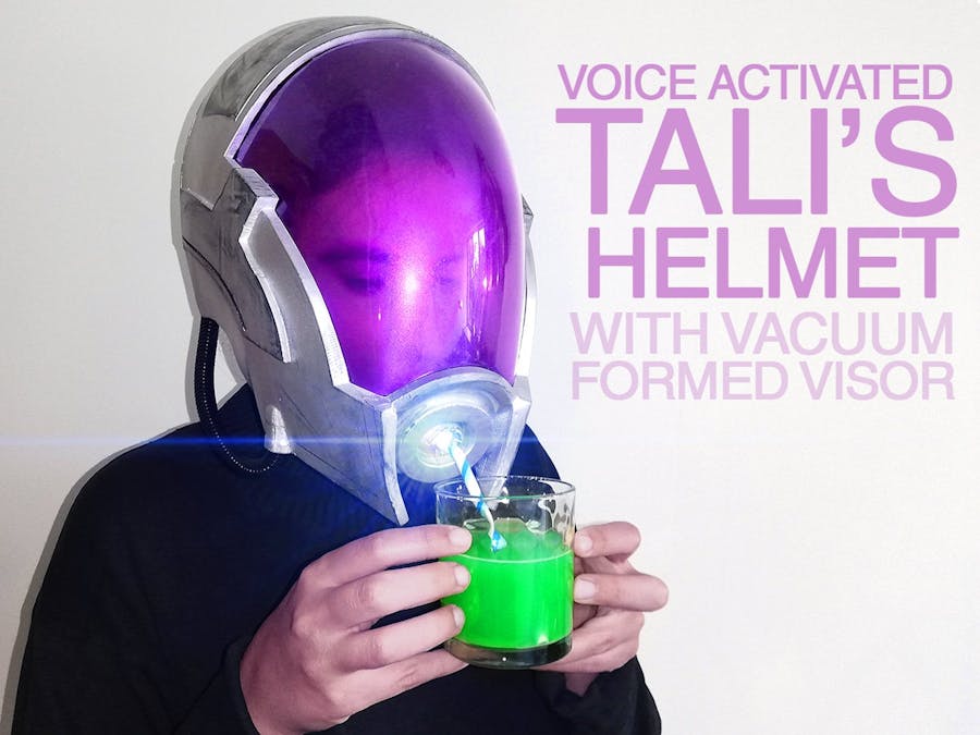 Voice Activated, 3D Printed Tali's Helmet!