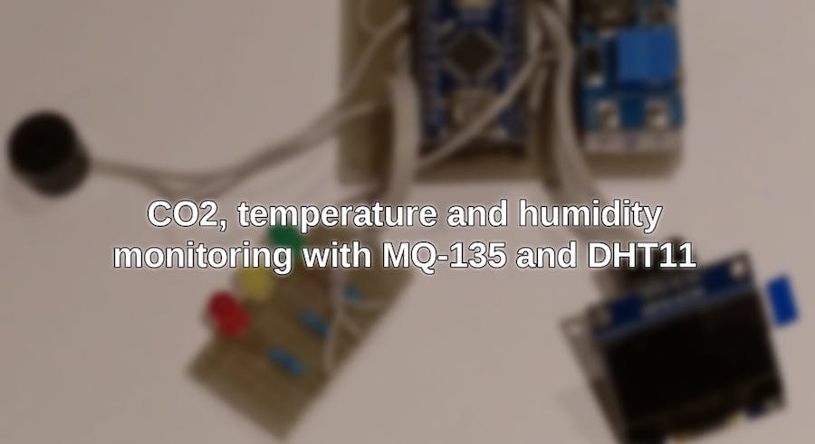 Room-Climate measuring with MQ-135 and DHT11