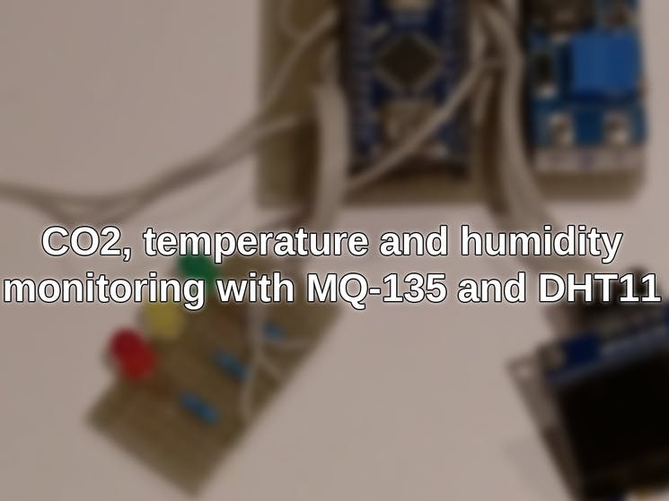 Room-Climate measuring with MQ-135 and DHT11