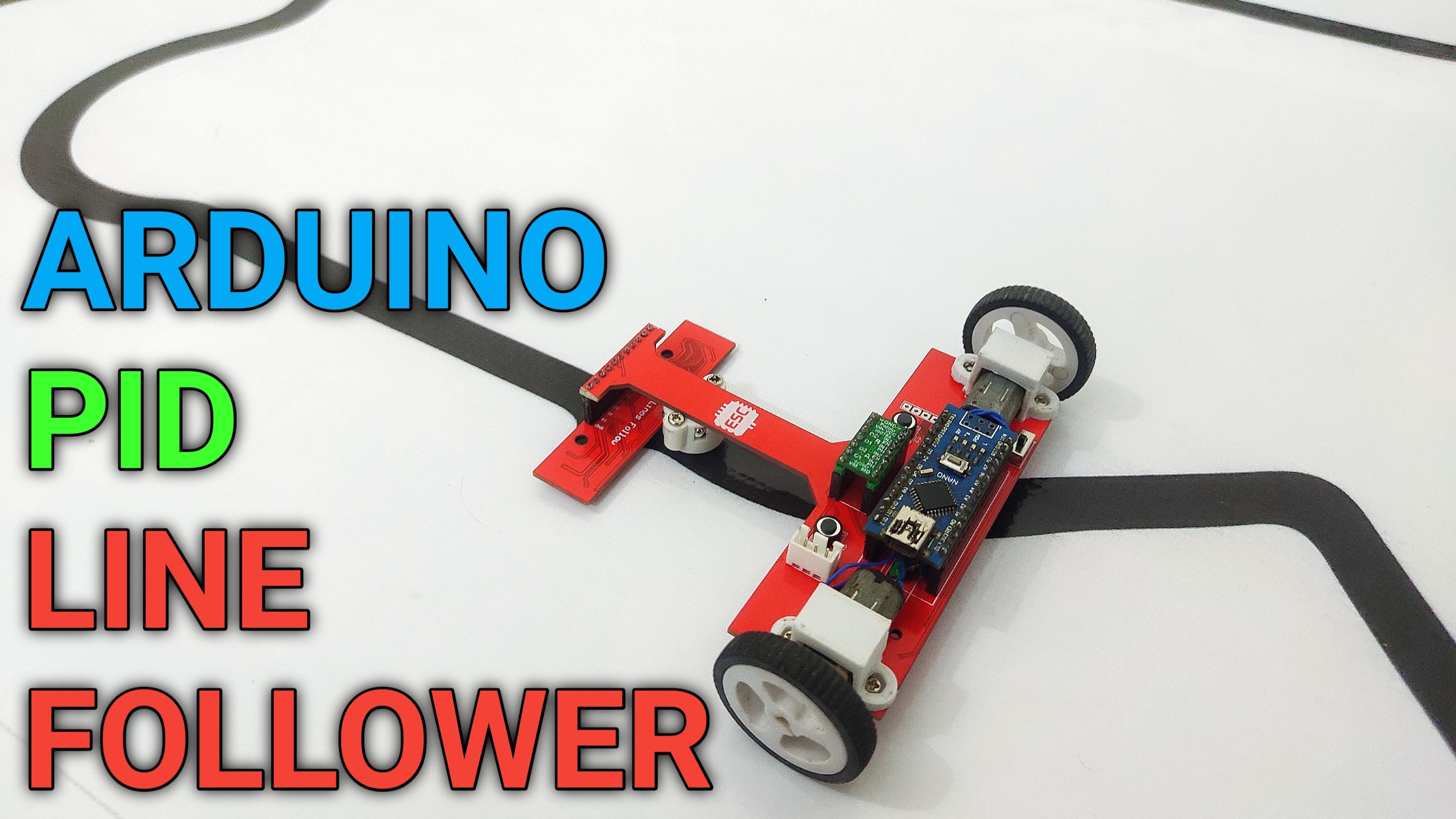 Pid Line Follower Robot Using Arduino Nano - Arduino Project Hub