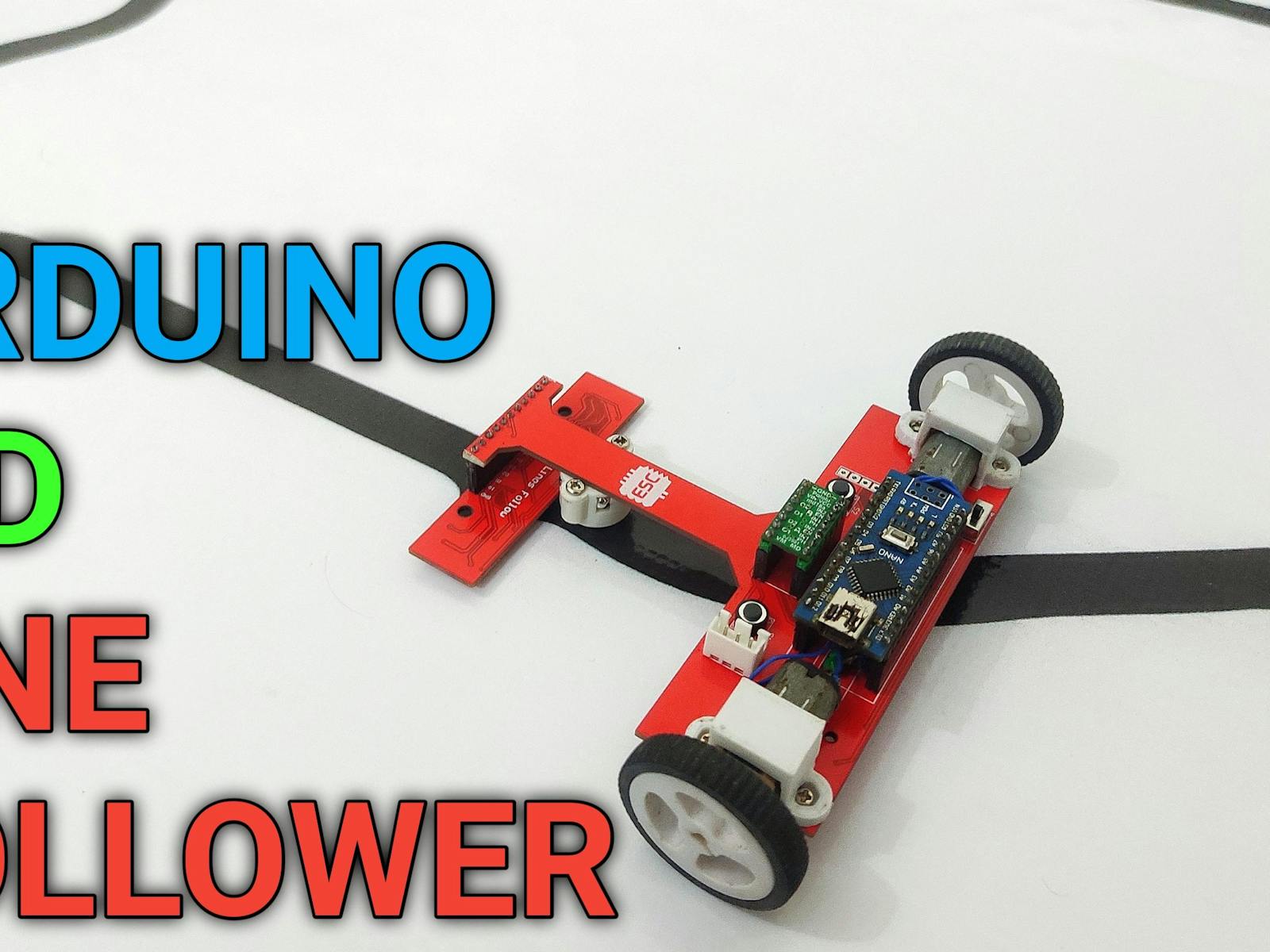 Pid line follower robot using arduino nano - Hackster.io