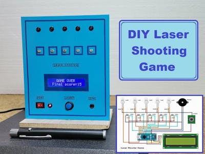 DIY Arduino Laser Pointer Shooting Game