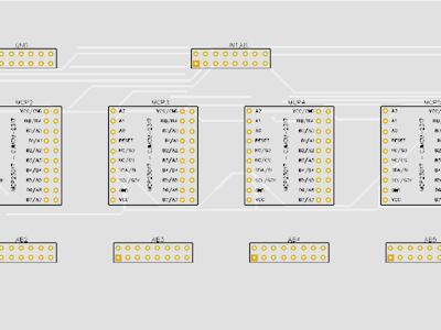 MCP23017 blink without delay