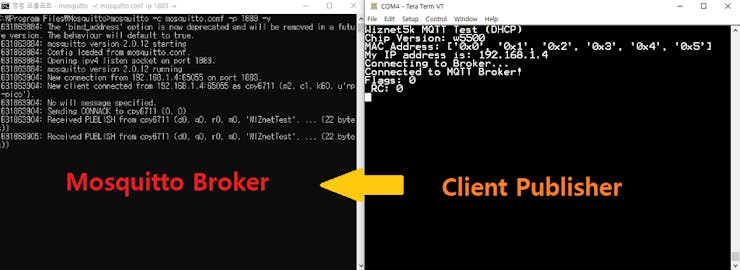 Pico Run and Client connet
