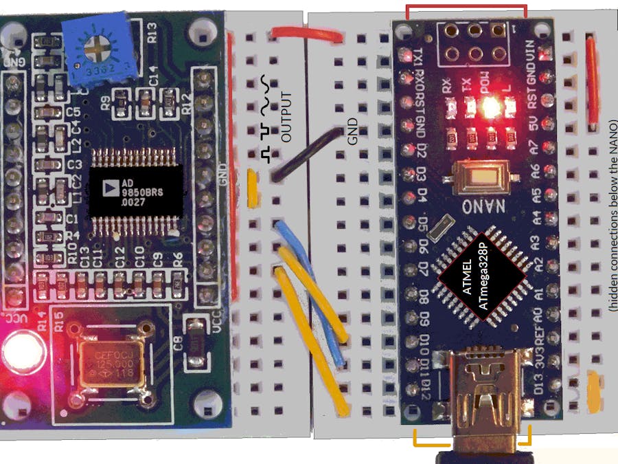 DDS with AD9850 - the easy way