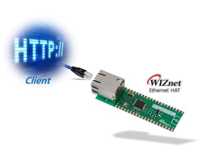 WIZnet Ethernet HAT[RP2040] + HTTP WebClient