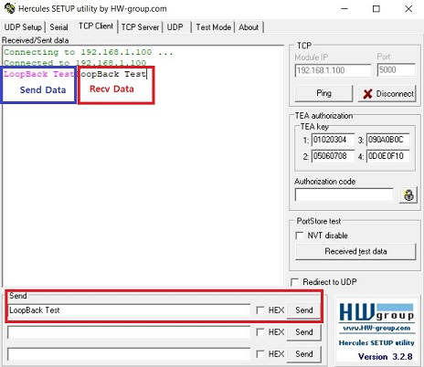 create loopback cable color coding