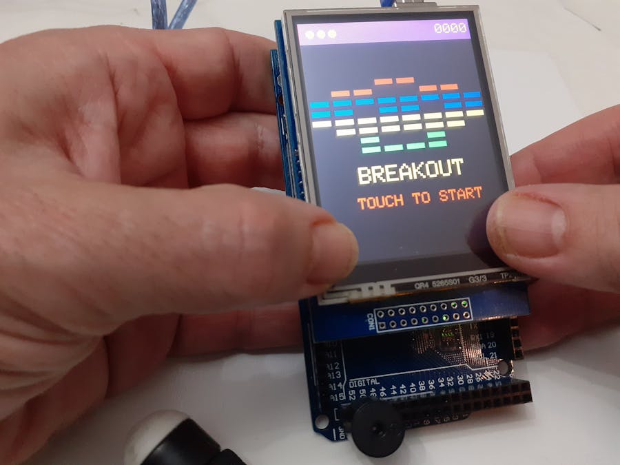 Mega 2560 Touch Breakout Game
