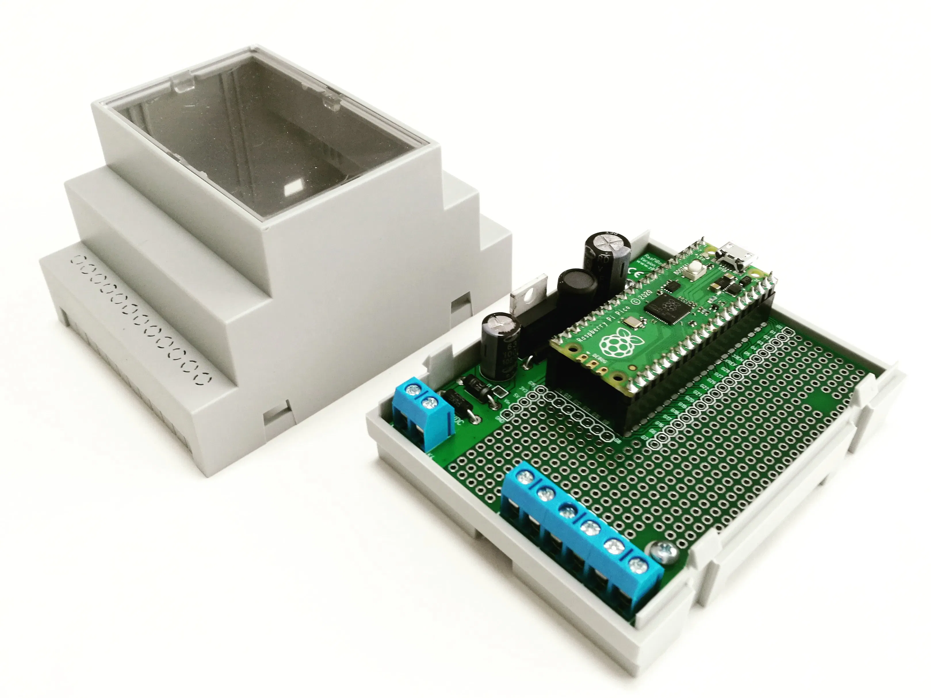 DIN rail mount for Raspberry Pi Pico - Hackster.io