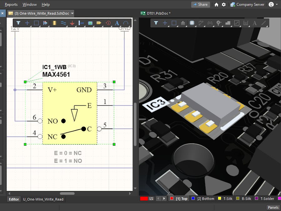 PCB Footprint, Schematic Symbol, 3D Model in Altium Designer