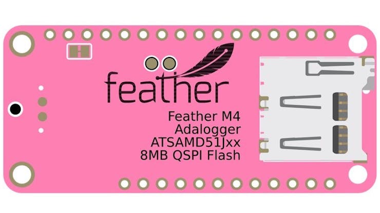 Feather M4 Adalogger Back (📷: Adafruit)