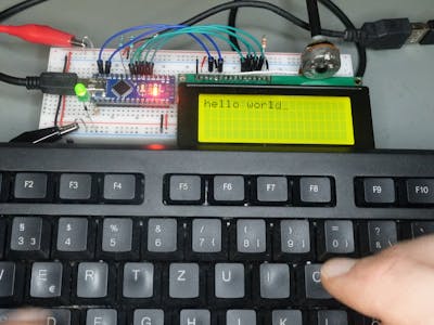 Connect a USB Keyboard with an Arduino