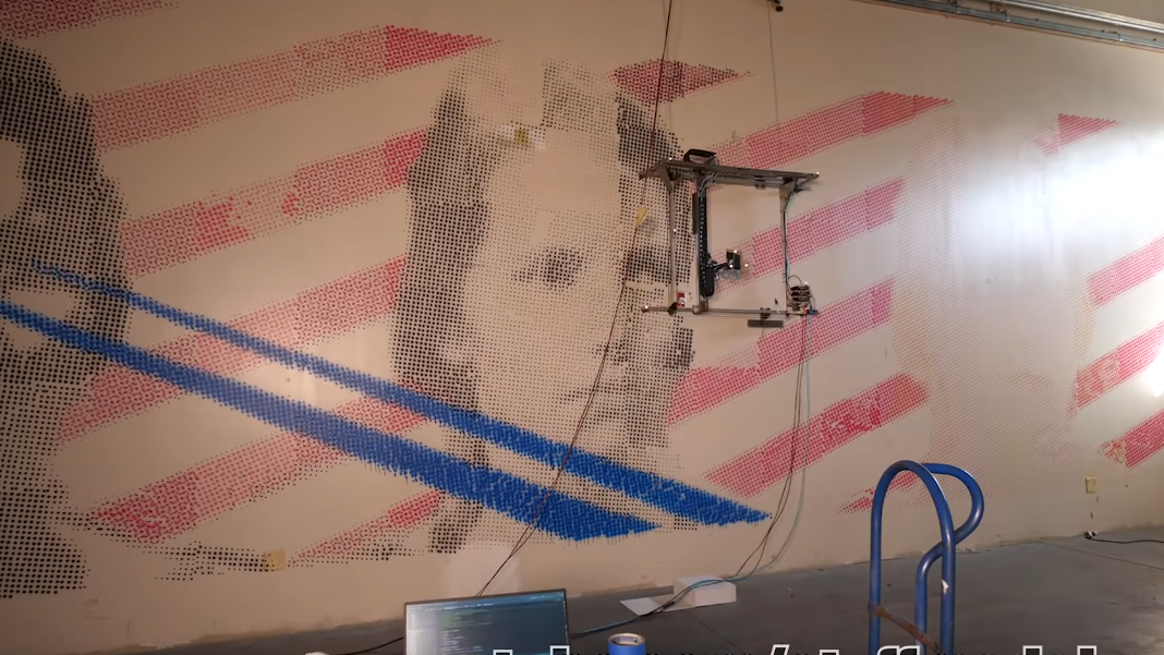 Shane Wighton's Robot Paints Giant Murals at the Push of a - Hackster.io