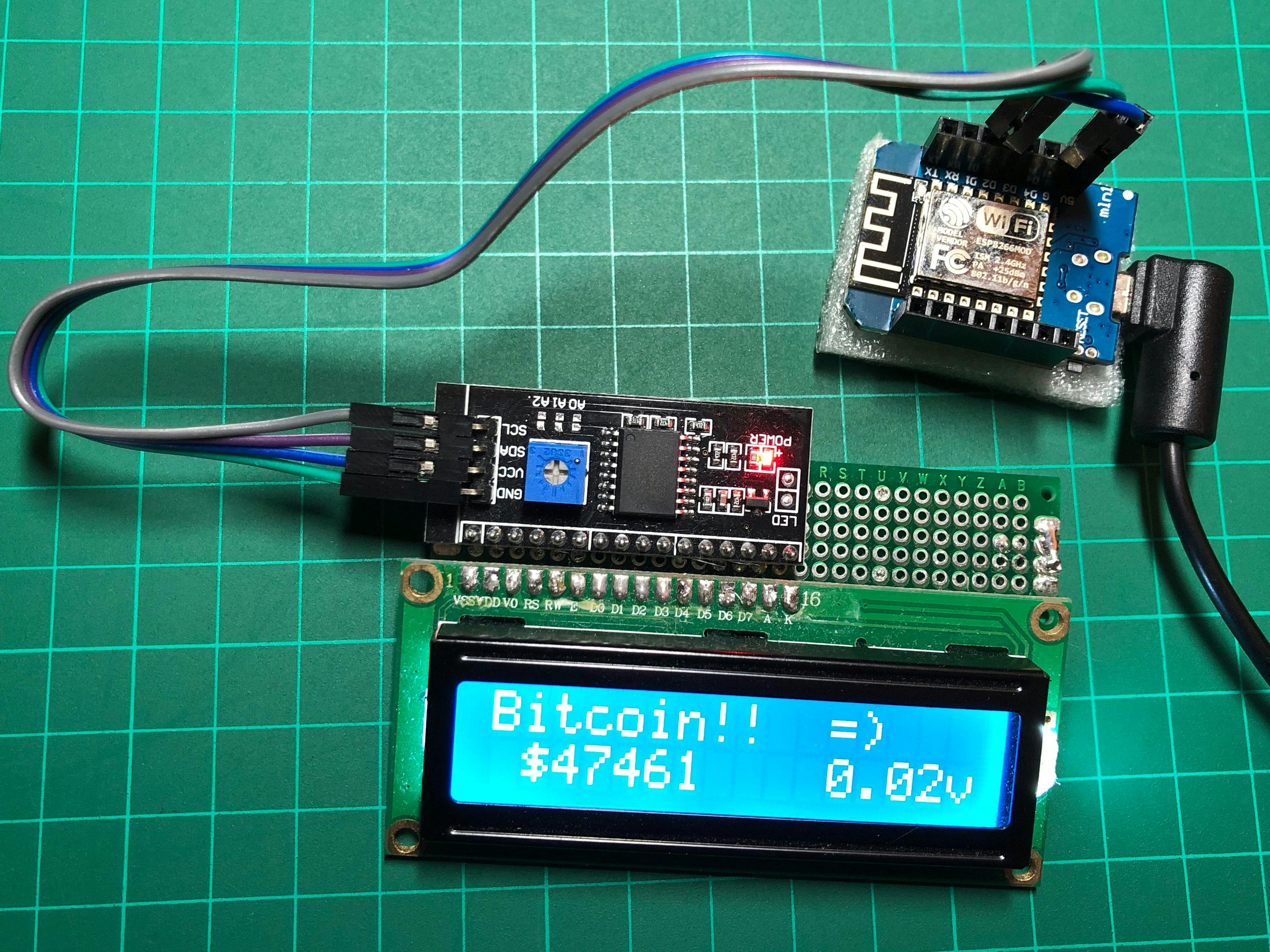 Bitcoin Ticker - Hackster.io
