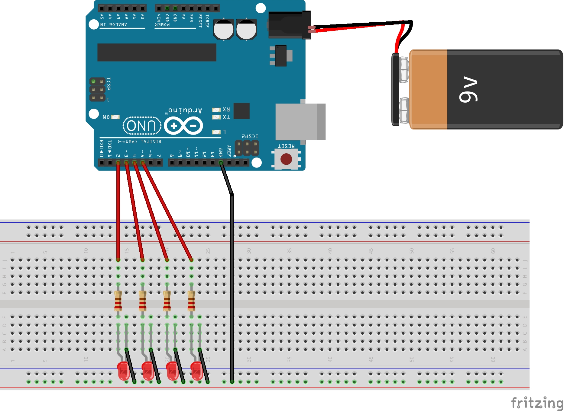 Building A Led Binary Counter 2341