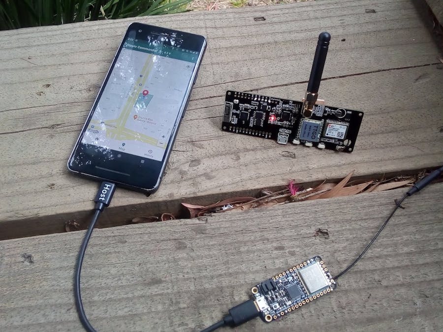 Android + TBeam GPS Tracker
