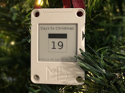 M5Paper Christmas Countdown