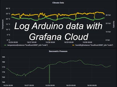 Send Arduino data via MQTT to plot in Grafana