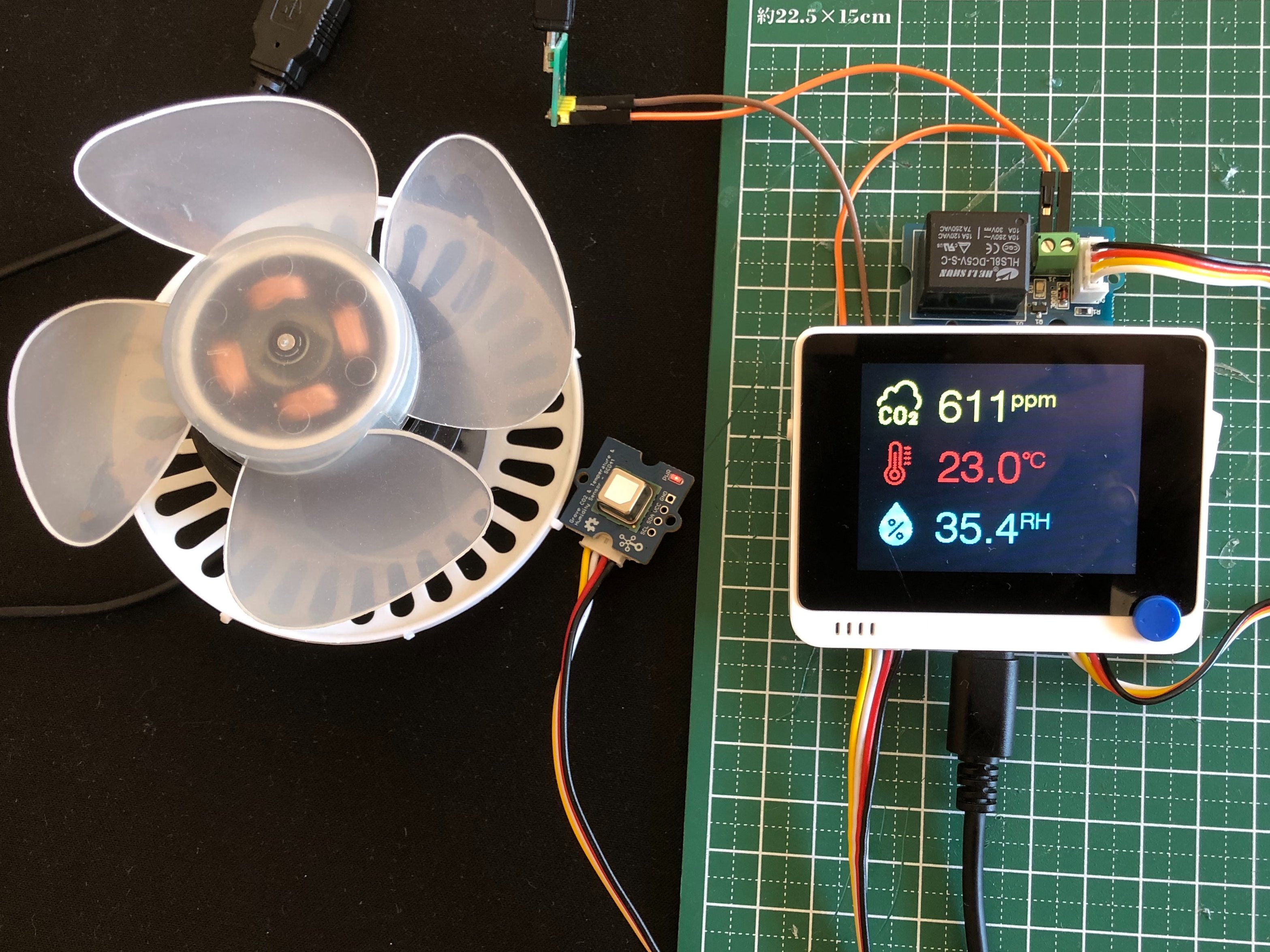 CO2 Levels Monitoring And Airflow Control Using Wio Terminal - Hackster.io