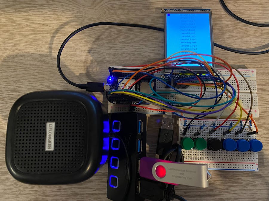 USB Music Player with the PocketBeagle
