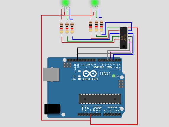 NLSF595 - Tri-Color LED Driver - Arduino Shift Register - Hackster.io