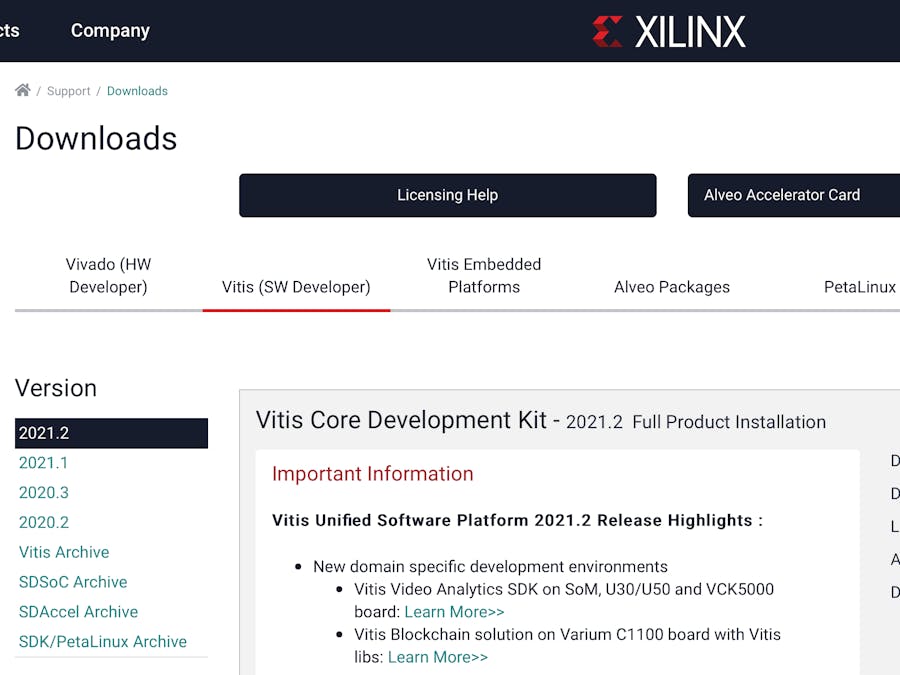 Installing Vivado, Vitis, & PetaLinux 2021.2 on Ubuntu 18.04