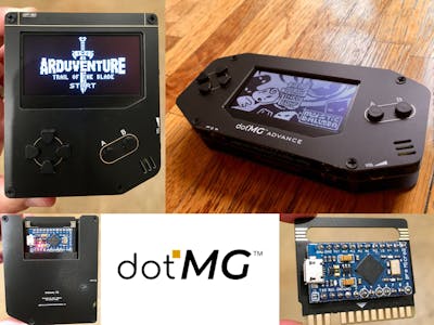 dotMG: Arduboy-compatible, Cartridge-Based DIY Game Console