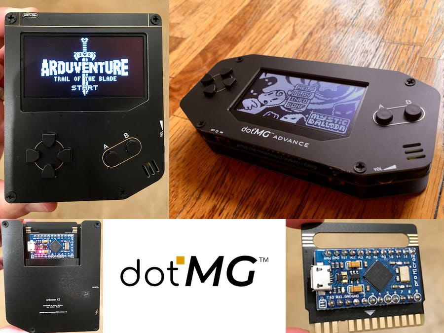 dotMG: Arduboy-compatible, Cartridge-Based DIY Game Console
