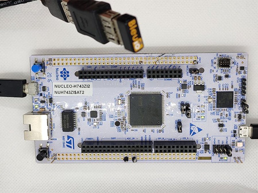 Create BLE project with STM32 and BleuIO