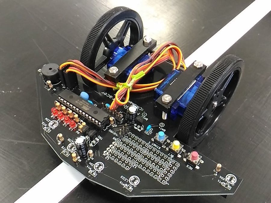 Robotracer Line Follower Robot Arduino Project Hub 6786