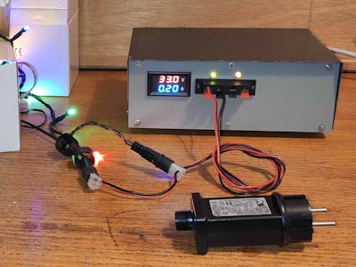 Arduino controlled power supply for led string lights