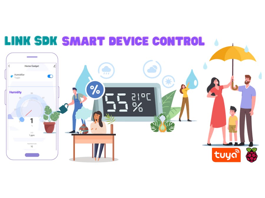 Tuya Link SDK IoT Smart Environment Sensing and Humidifier