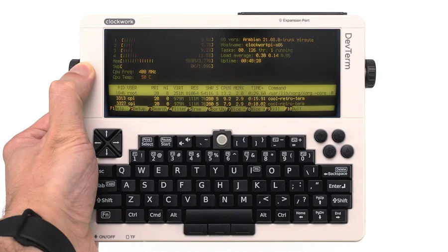 Clockwork Pi DevTerm Review: Hands-on with the Ultra-Compact TRS Clockwork Pi DevTerm Review: Hands-on with the Ultra-Compact TRS