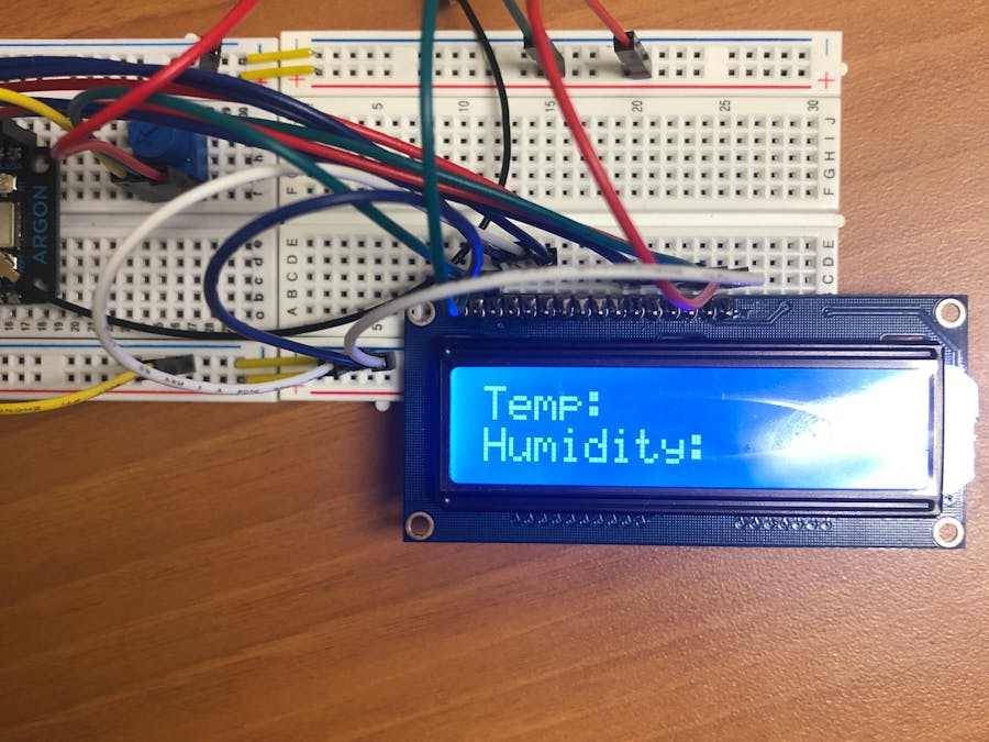 MEGR 3171 IOT Project: Temperature Sensor with LCD Display