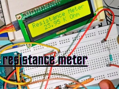 Making ohm meter using Arduino and 16*2 LCD