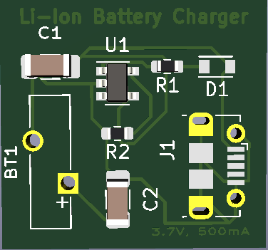 Micro USB Lithium-Ion Battery Charger PCB Module 