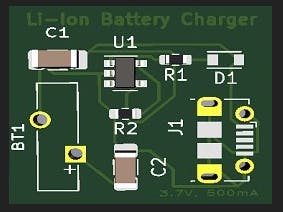 Micro USB Lithium-Ion Battery Charger PCB Module