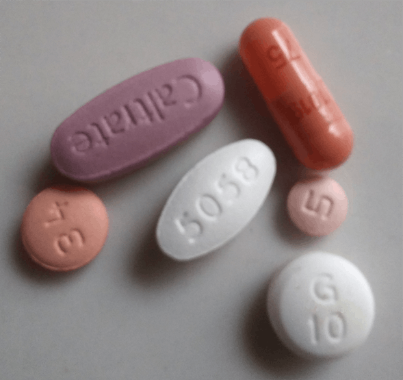 The six pills I photographed for this project.