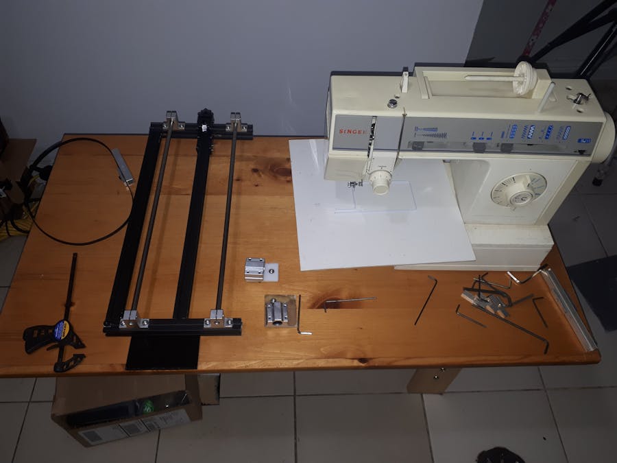 XY Plotter meets Sew Machine