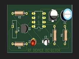 RF Transmitting detector PCB Board for Mobile Phones