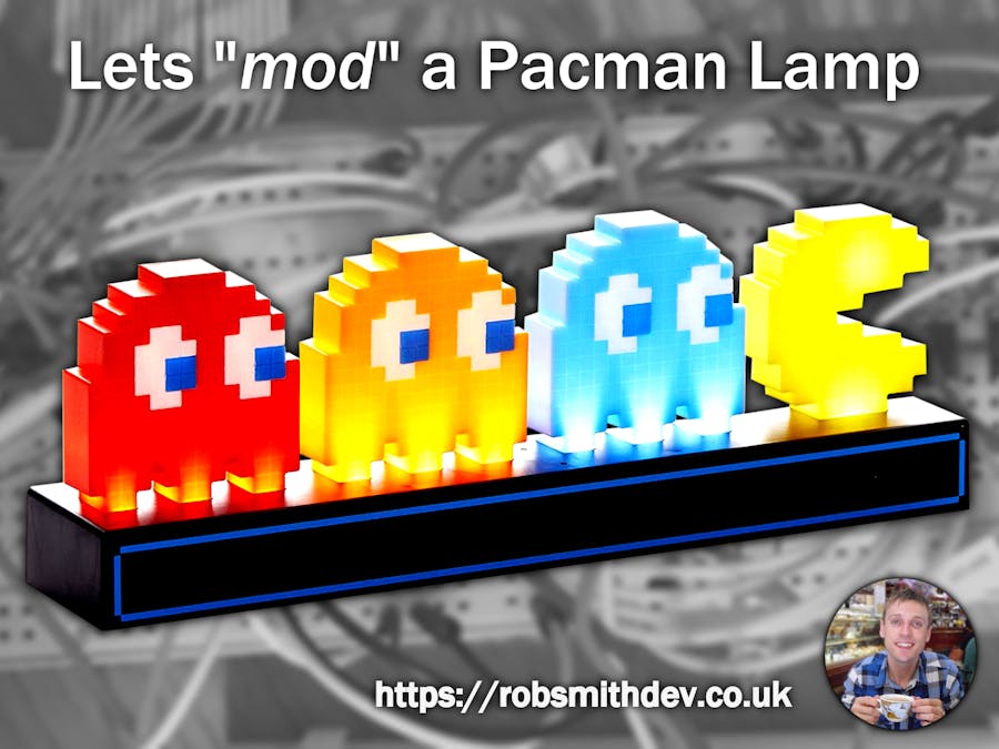 Modding a Pac-Man Retro Light with Arduino