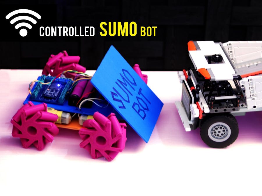 Wifi controlled sumo bot